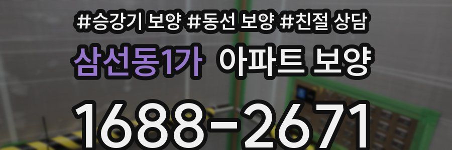 삼선동1가 아파트 보양