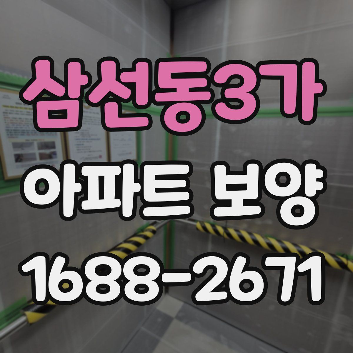 삼선동3가 아파트 보양