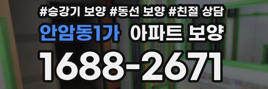 안암동1가 아파트 보양