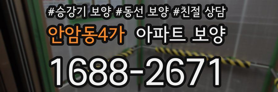 안암동4가 아파트 보양