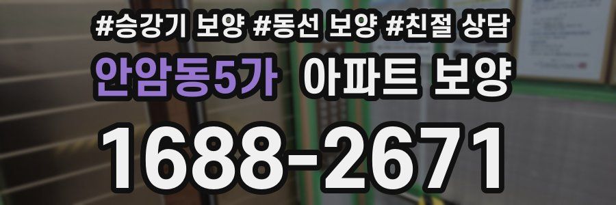 안암동5가 아파트 보양