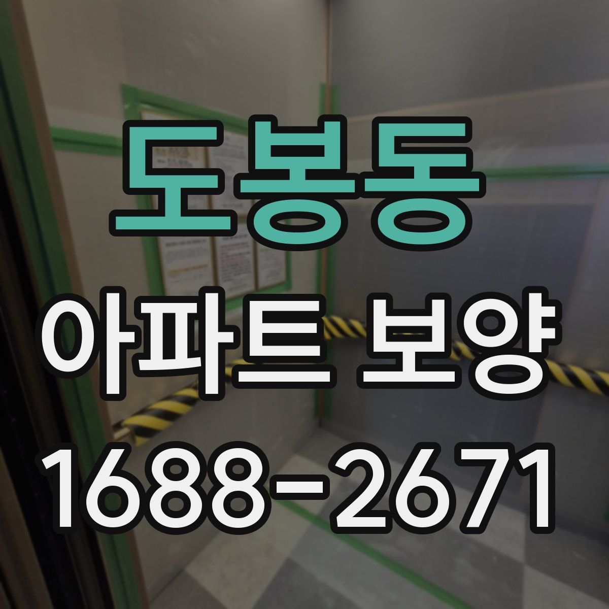 도봉동 아파트 보양