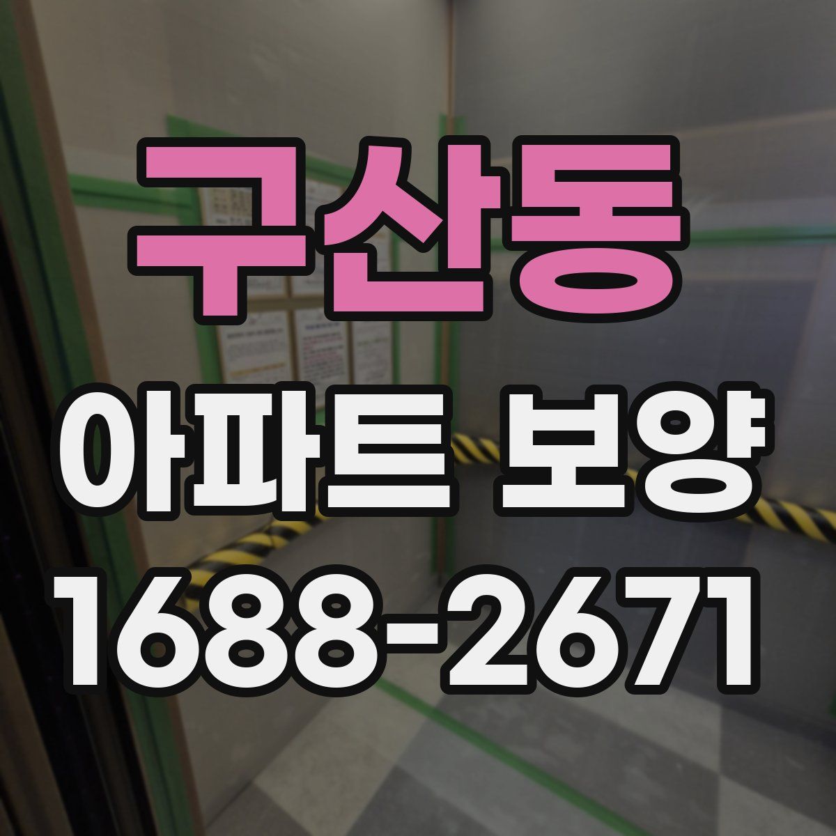 구산동 아파트 보양
