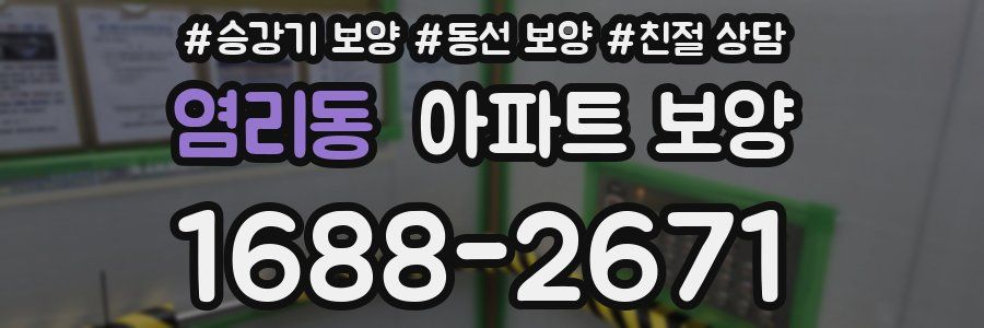 염리동 아파트 보양
