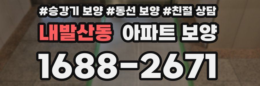내발산동 아파트 보양