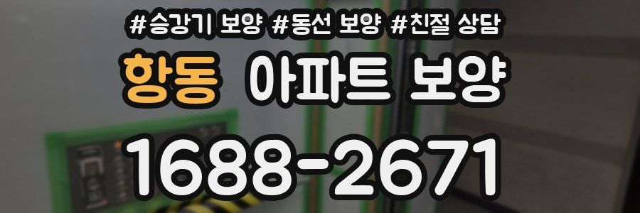 항동 아파트 보양