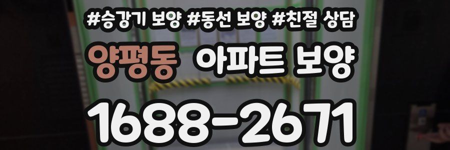 양평동 아파트 보양
