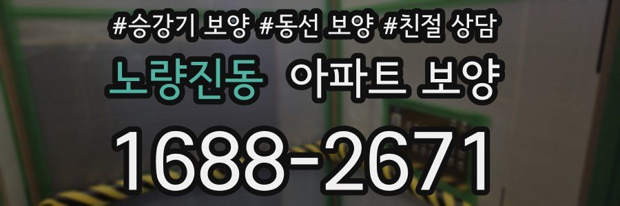 노량진동 아파트 보양