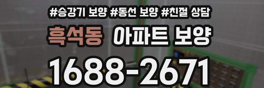 흑석동 아파트 보양