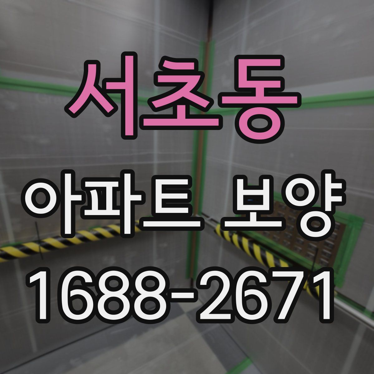 서초동 아파트 보양