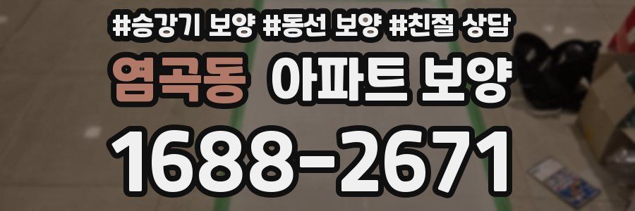 염곡동 아파트 보양