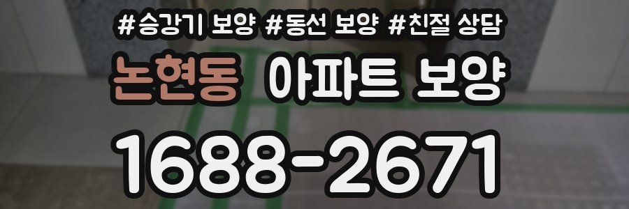 논현동 아파트 보양