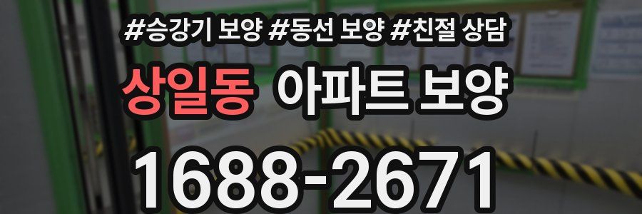 상일동 아파트 보양