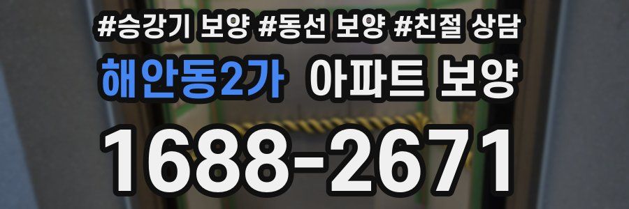 해안동2가 아파트 보양
