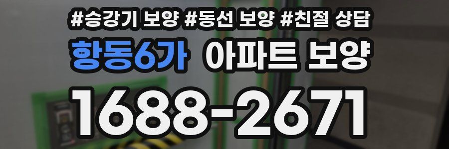 항동6가 아파트 보양