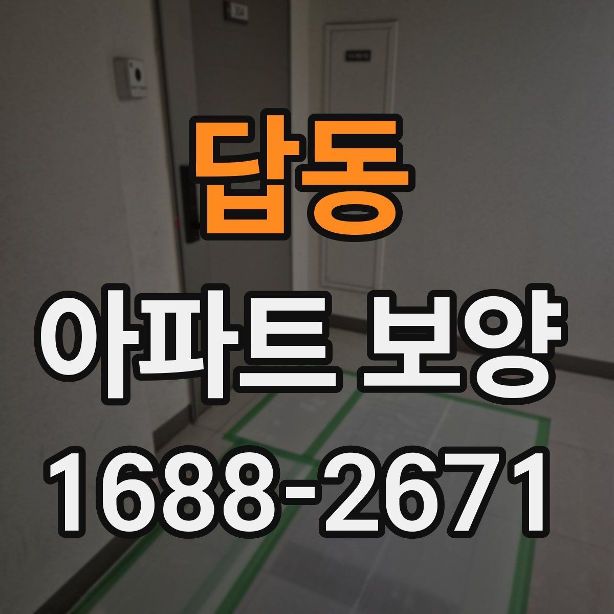 답동 아파트 보양 체크 포인트를 한눈에 정리