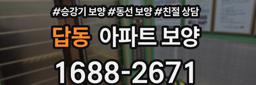 답동 아파트 보양