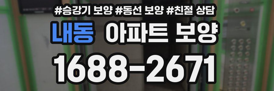 내동 아파트 보양