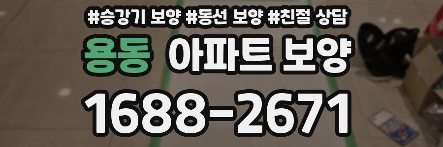 용동 아파트 보양
