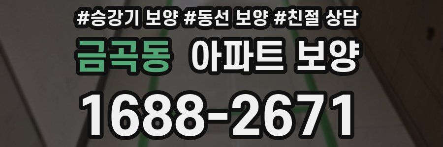 금곡동 아파트 보양