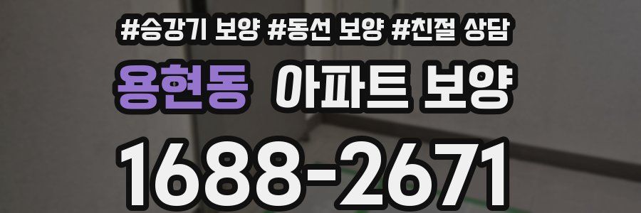 용현동 아파트 보양