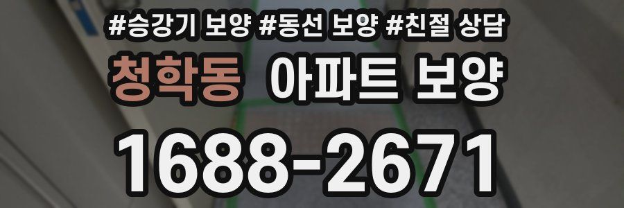 청학동 아파트 보양