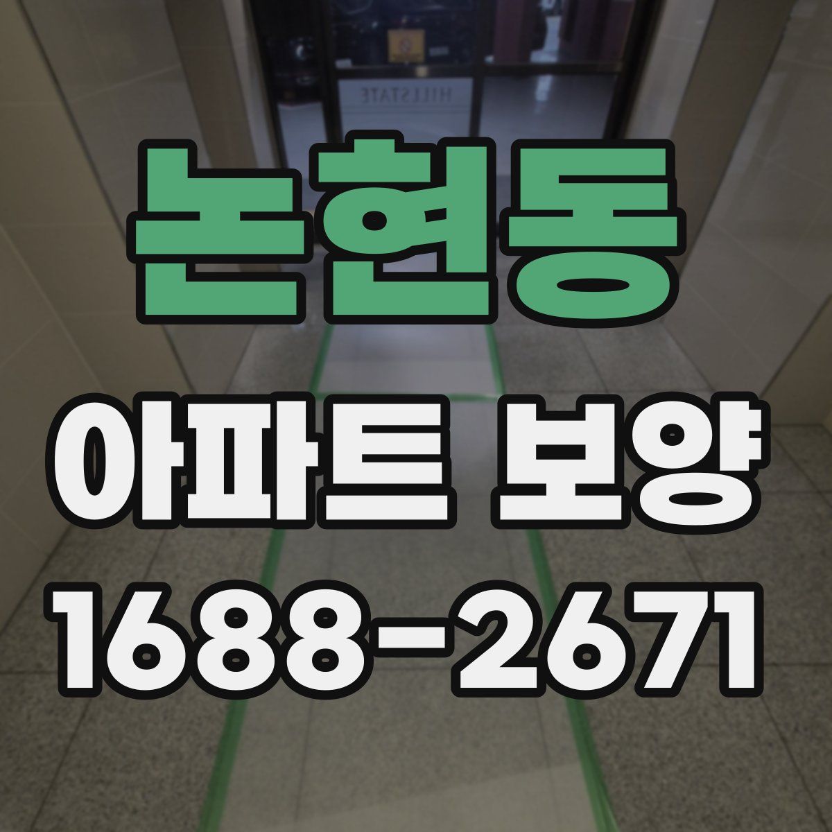 논현동 아파트 보양