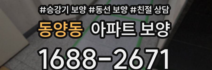 동양동 아파트 보양