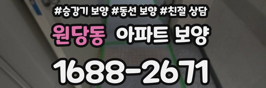 원당동 아파트 보양