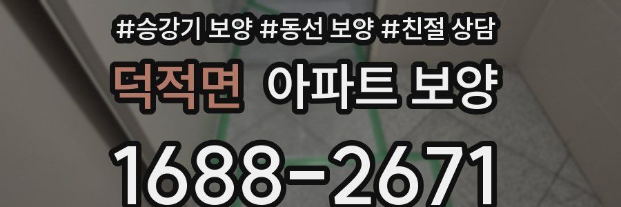 덕적면 아파트 보양