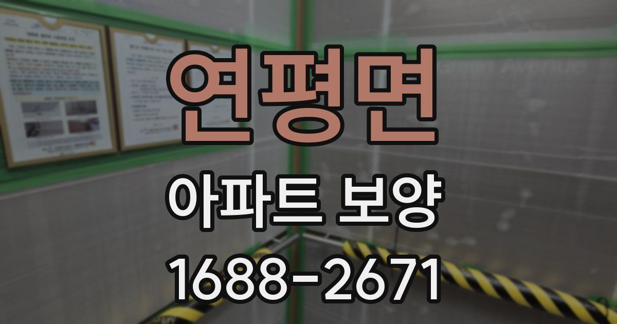 연평면 아파트 보양