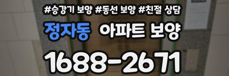 정자동 아파트 보양