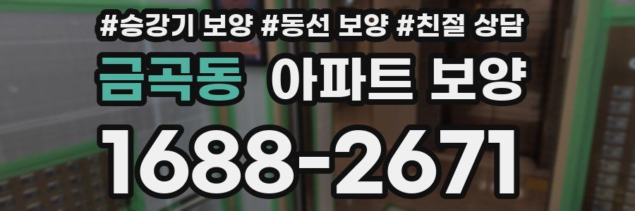 금곡동 아파트 보양