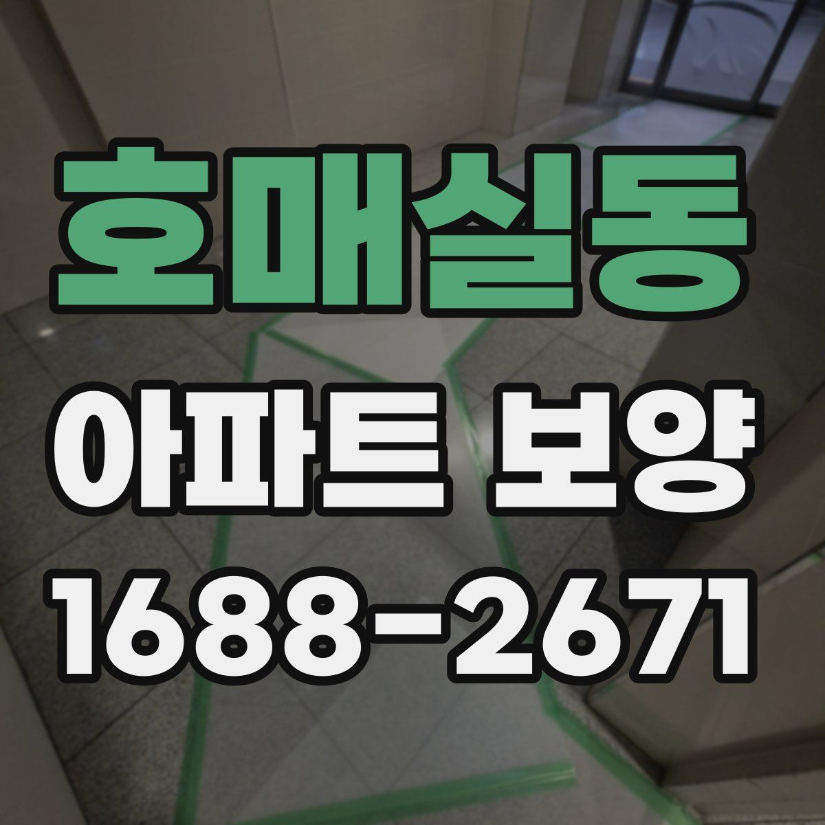 호매실동 아파트 보양
