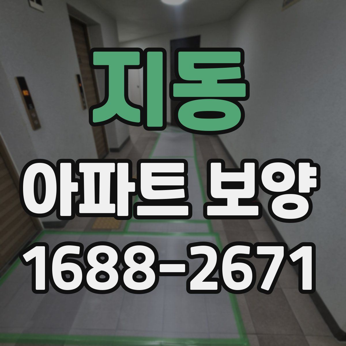 지동 아파트 보양