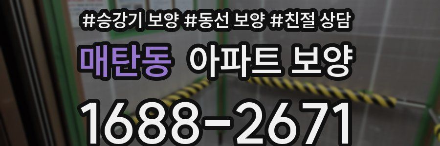 매탄동 아파트 보양