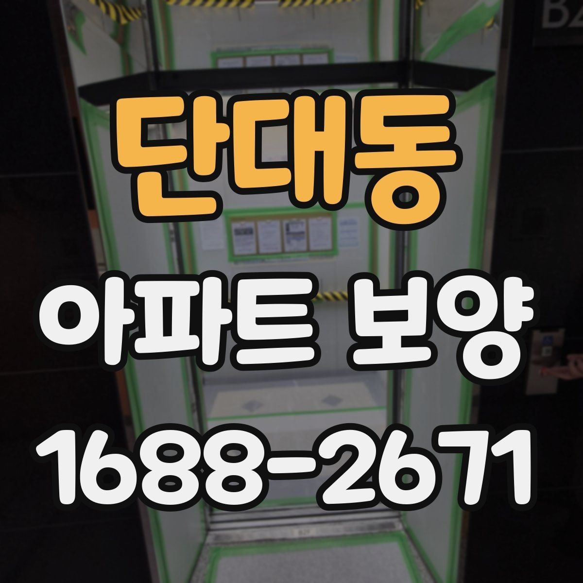 단대동 아파트 보양 전후 비교로 보는 변화