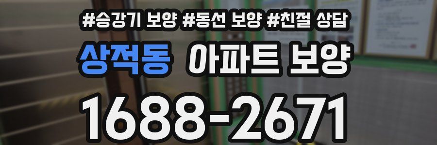 상적동 아파트 보양