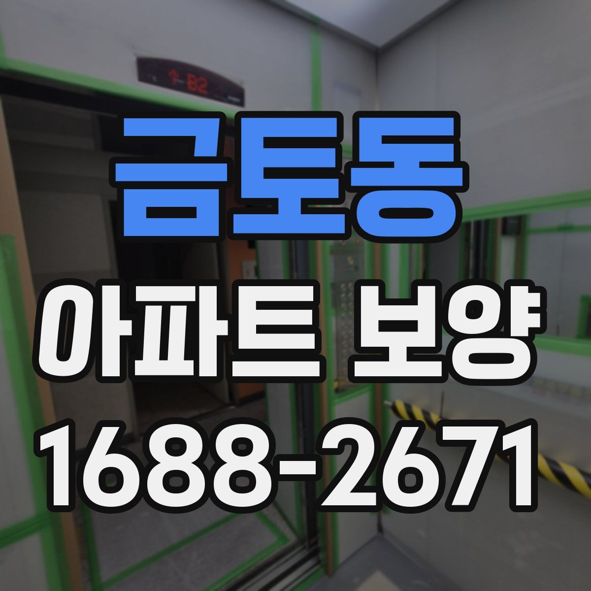 금토동 아파트 보양