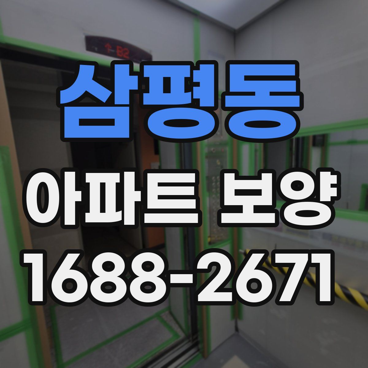 삼평동 아파트 보양