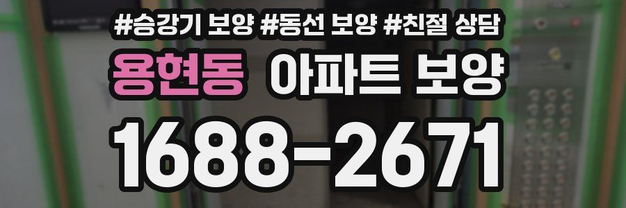 용현동 아파트 보양