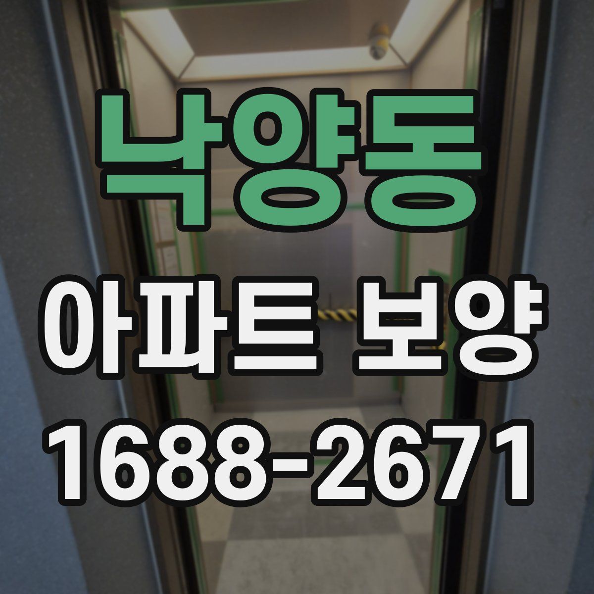 낙양동 아파트 보양