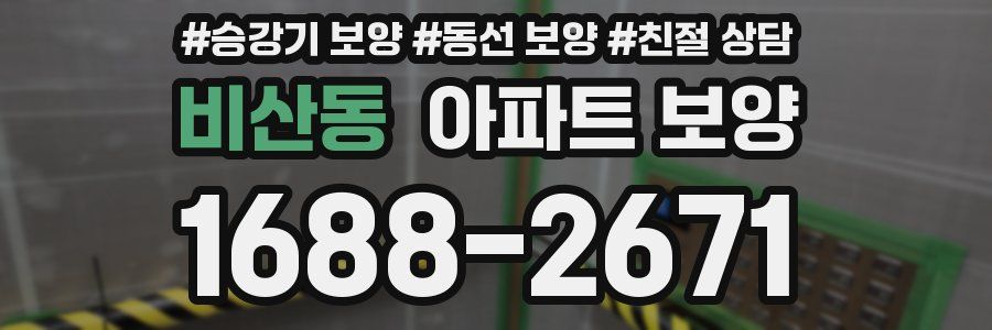 비산동 아파트 보양