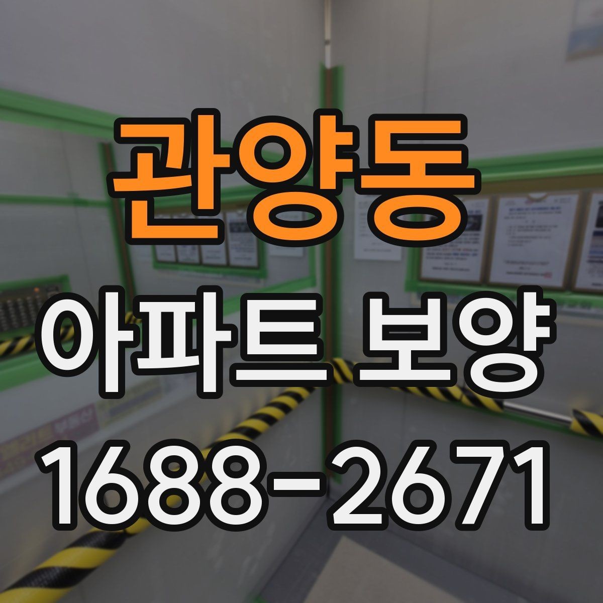 관양동 아파트 보양 시 보호 자재 사용 위치 정리