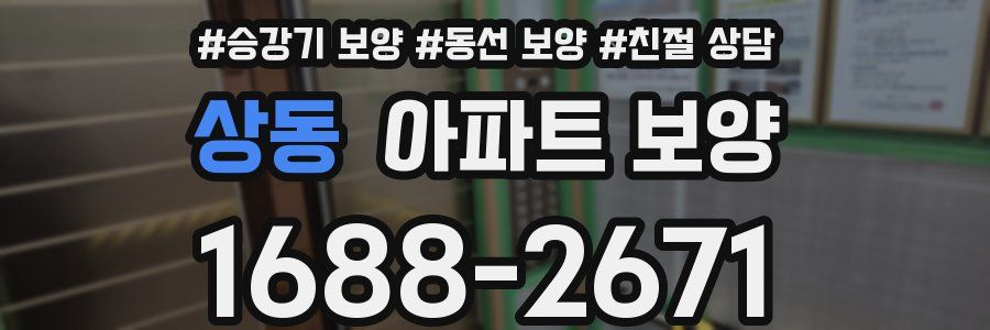 상동 아파트 보양