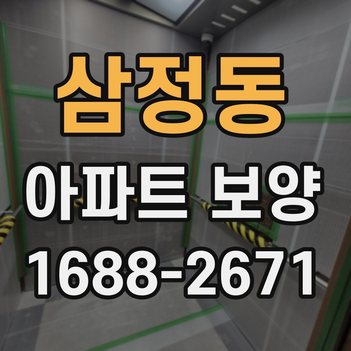 삼정동 아파트 보양
