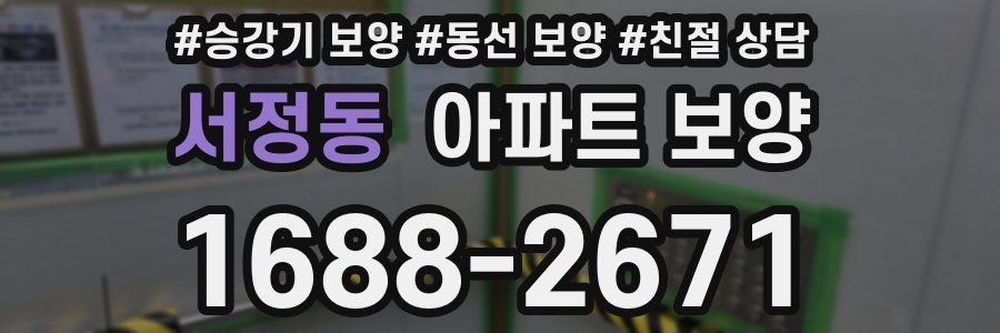 서정동 아파트 보양