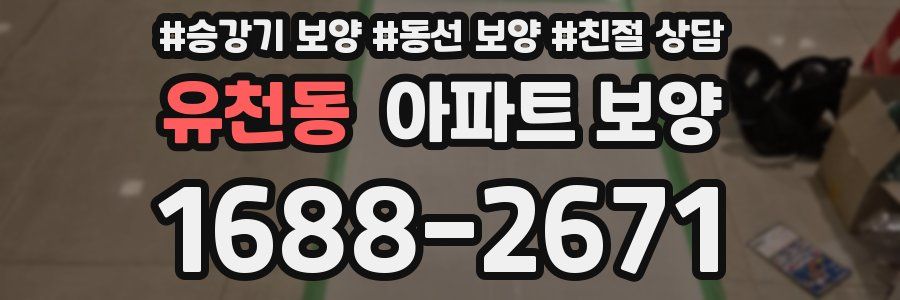 유천동 아파트 보양