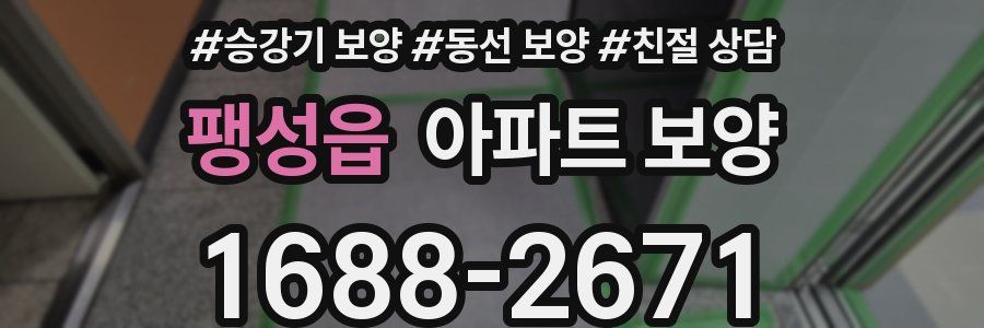 팽성읍 아파트 보양