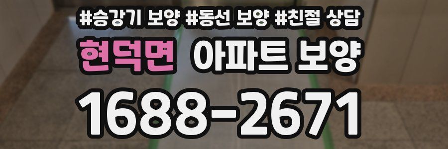 현덕면 아파트 보양